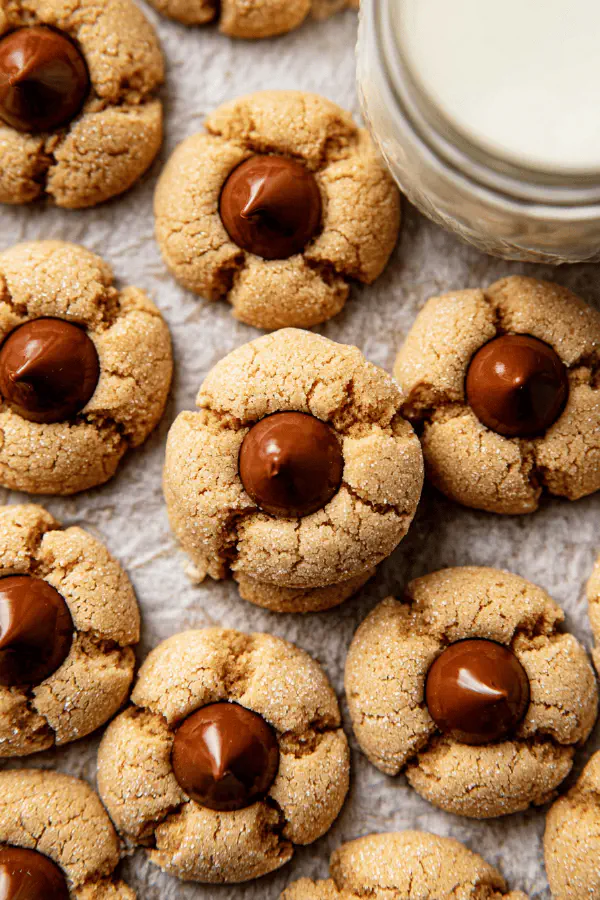 Almond Butter Kiss Cookies