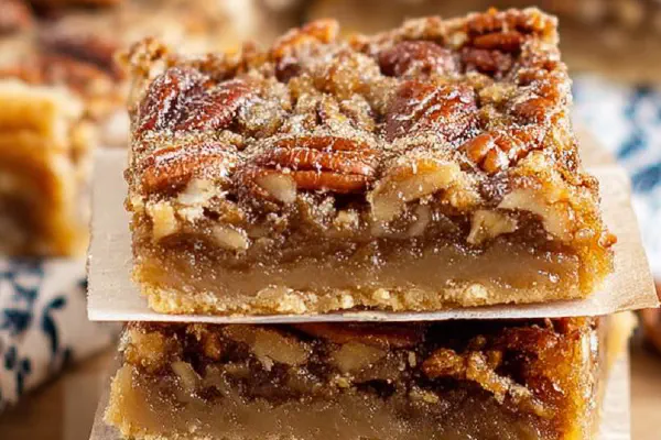 Brown Sugar Blondies with Creamy Swirl