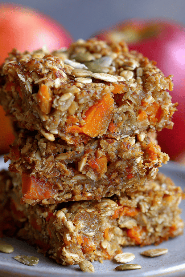 Apple Carrot Breakfast Bars