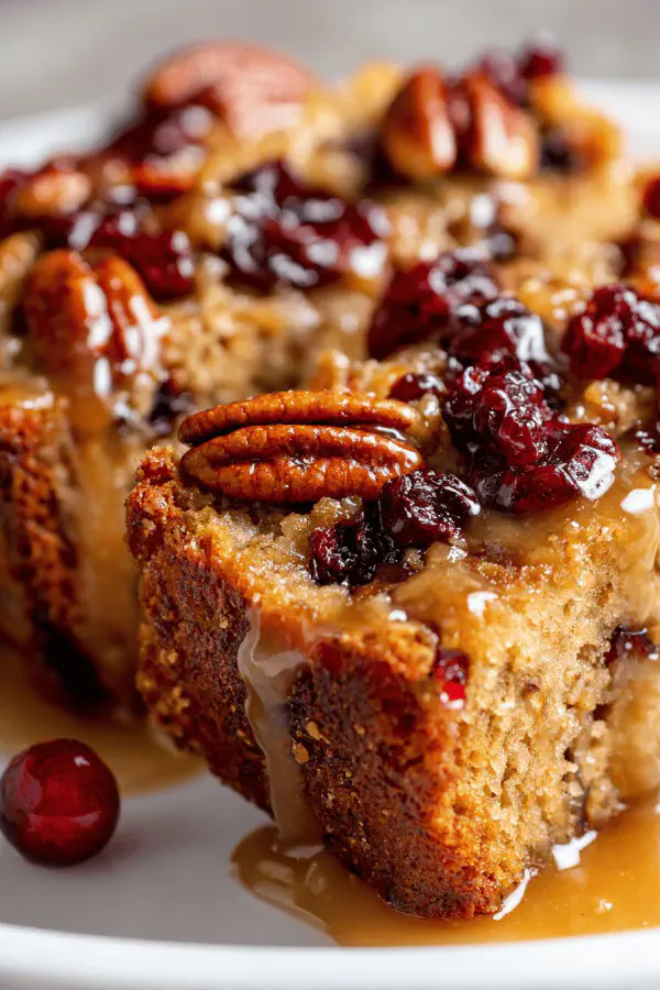 Apple Pecan Loaf with Maple Glaze