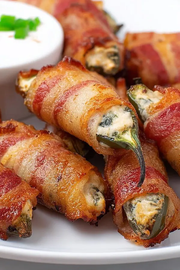 Bacon-Wrapped Jalapeño Poppers