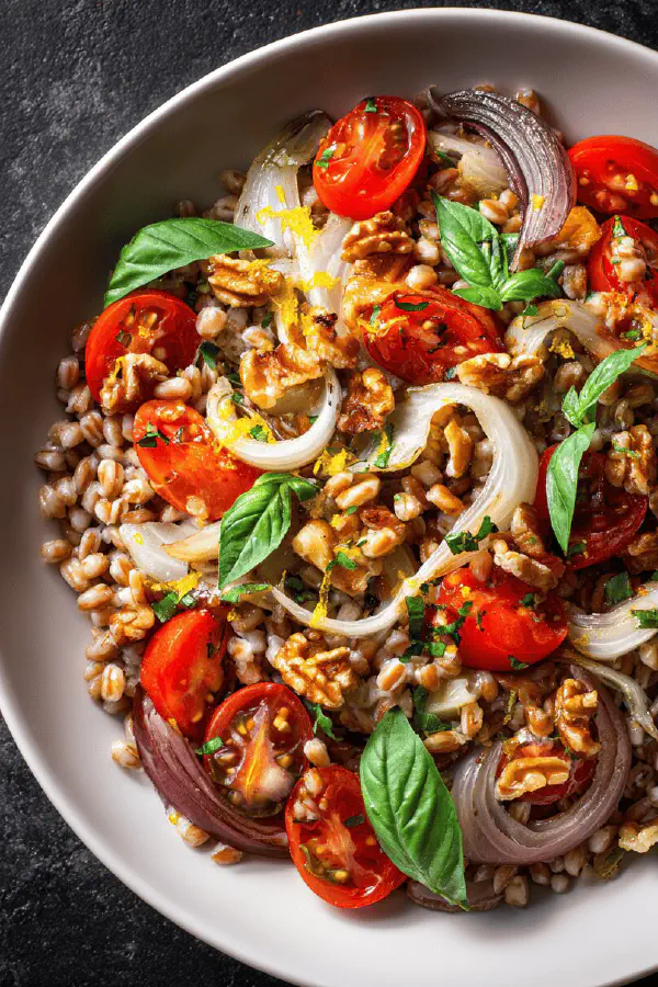 Barley Salad with Fennel & Cherry Tomatoes