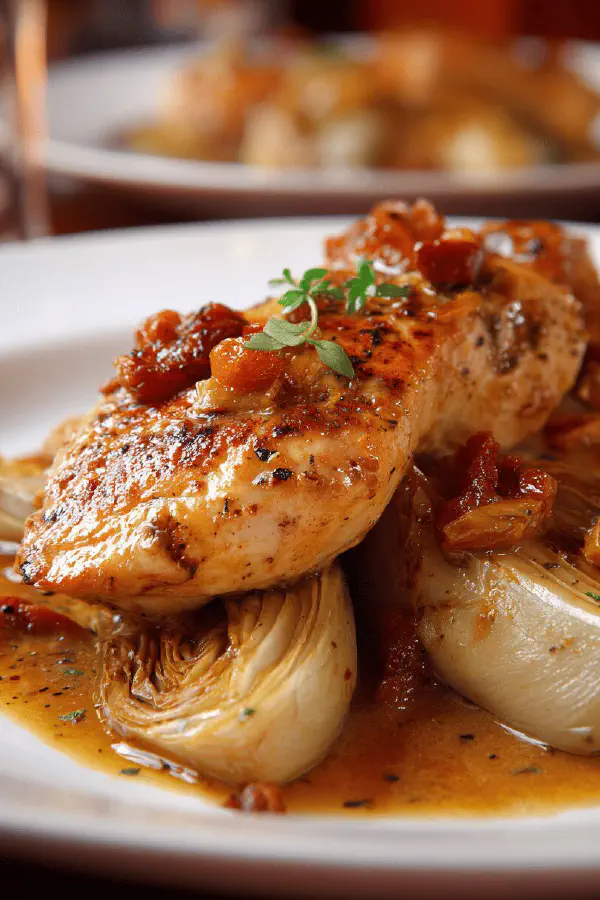 Beer Chicken with Apricots