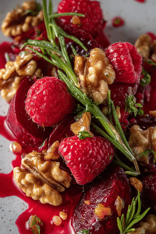 Beets Pickled with Raspberry Twist