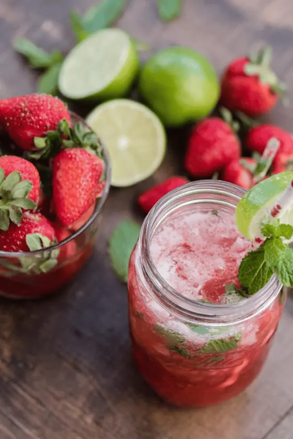 Berry Basil Kombucha Fizz