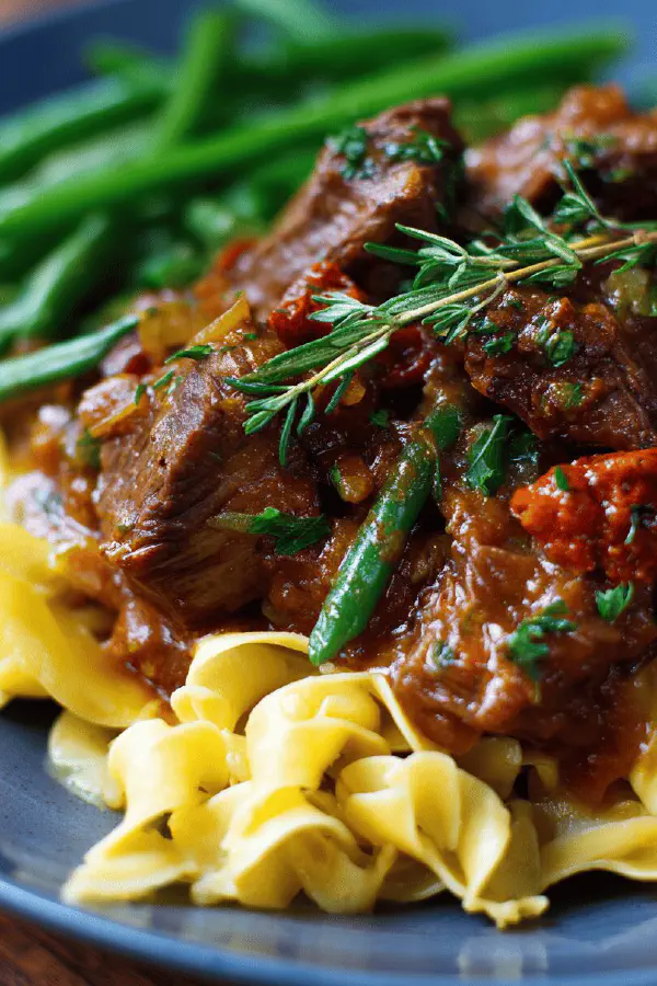Braised Beer Beef with Chorizo Twist