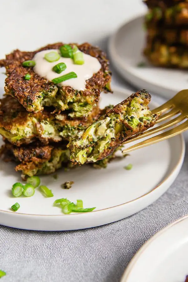 Broccoli Cheddar Fritters