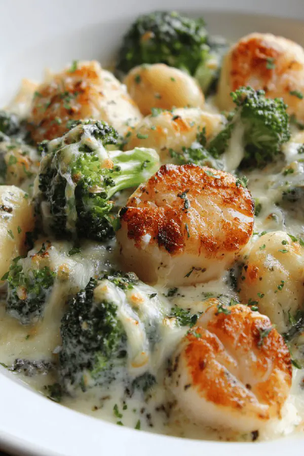 Broccoli Scallop Gnocchi