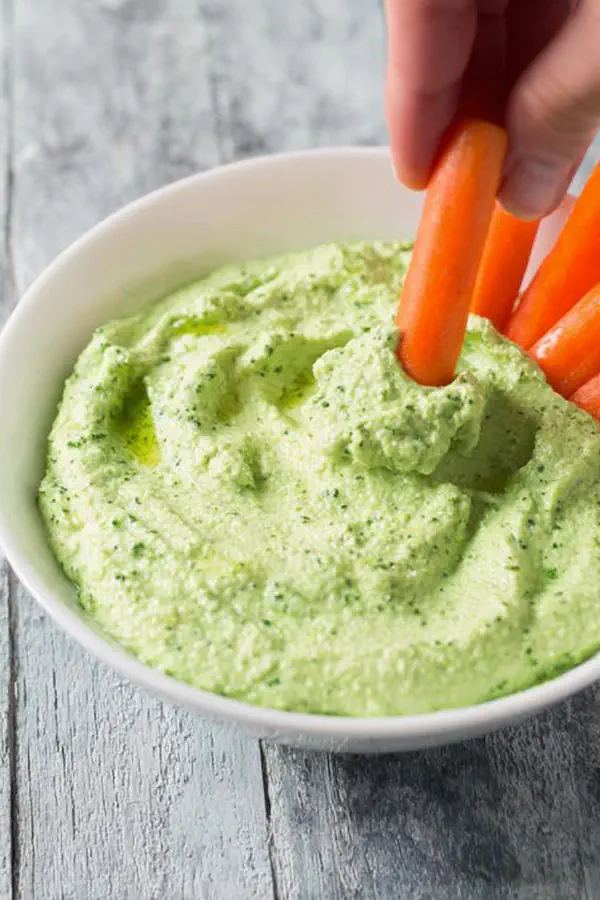 Broccoli Walnut Pesto Dip