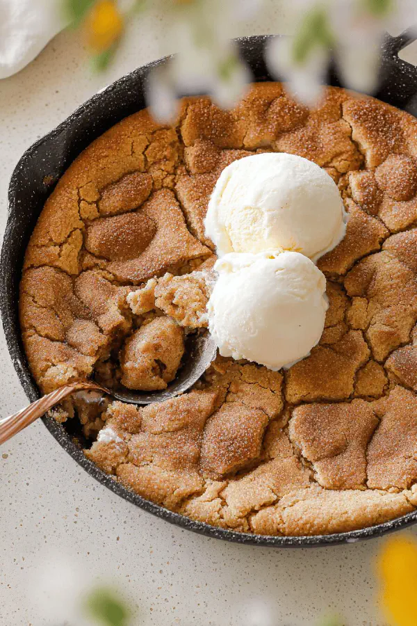 Brown Butter Snickerdoodle Skillet