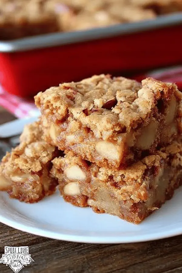 Brown Sugar Apple Blondies