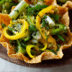 Grilled Tempeh Coconut Carrot Salad
