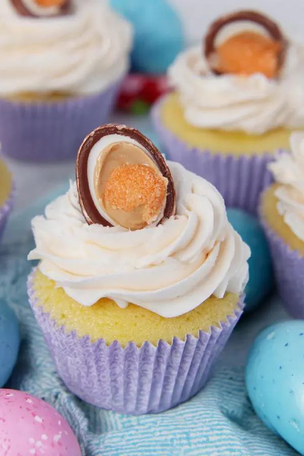Cadbury-Stuffed Cupcakes