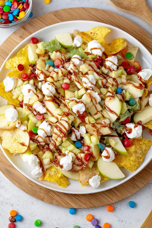 Caramel Apple Nachos Twist