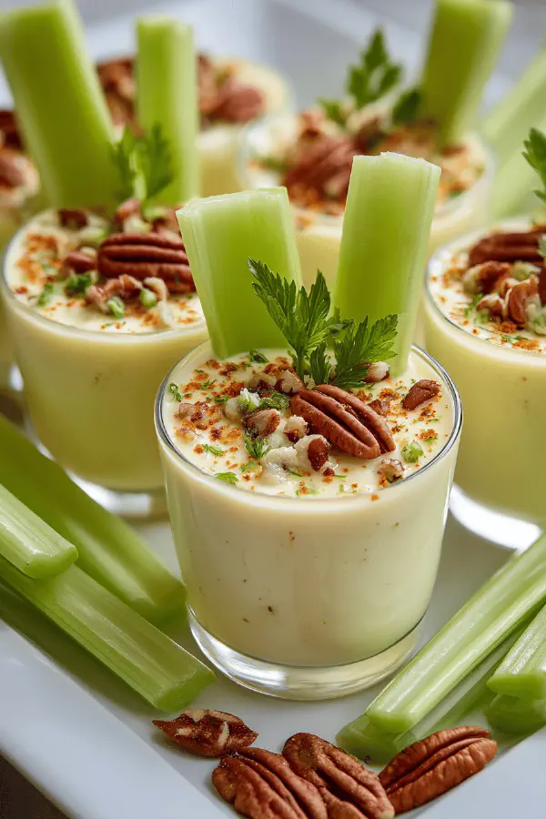 Celery Cheese Shooters