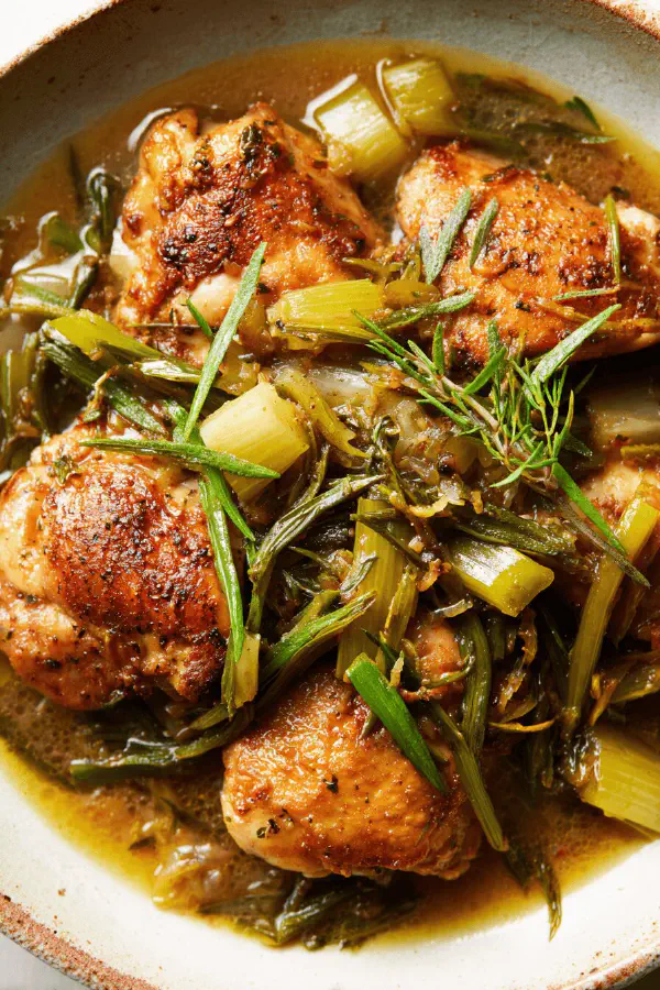 Celery Chicken Pressure Cook