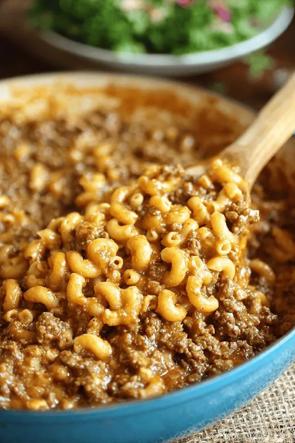Cheesy Beef Pasta Skillet