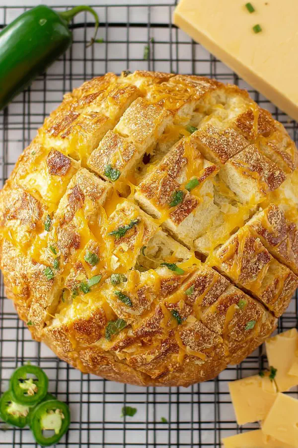 Cheesy Jalapeño Bloom Bread