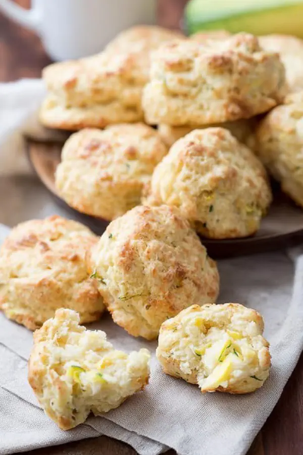 Cheesy Yellow Squash Biscuits