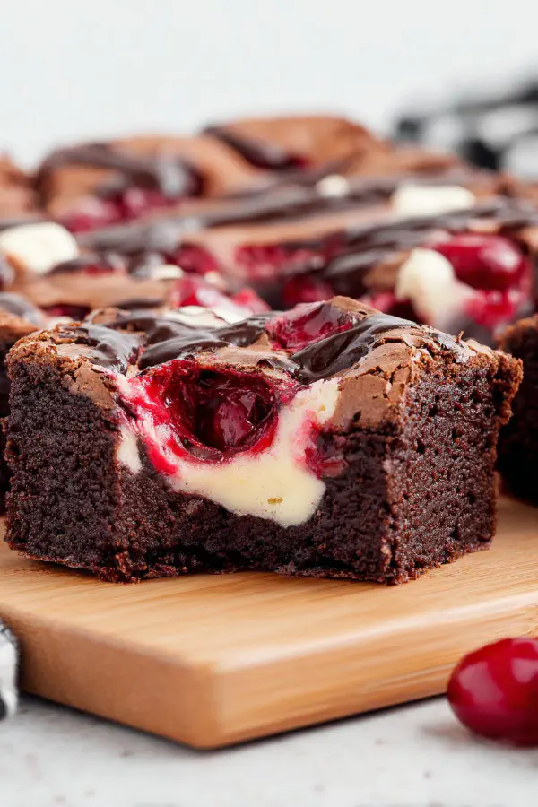 Cherry Cheesecake Brownies Twist