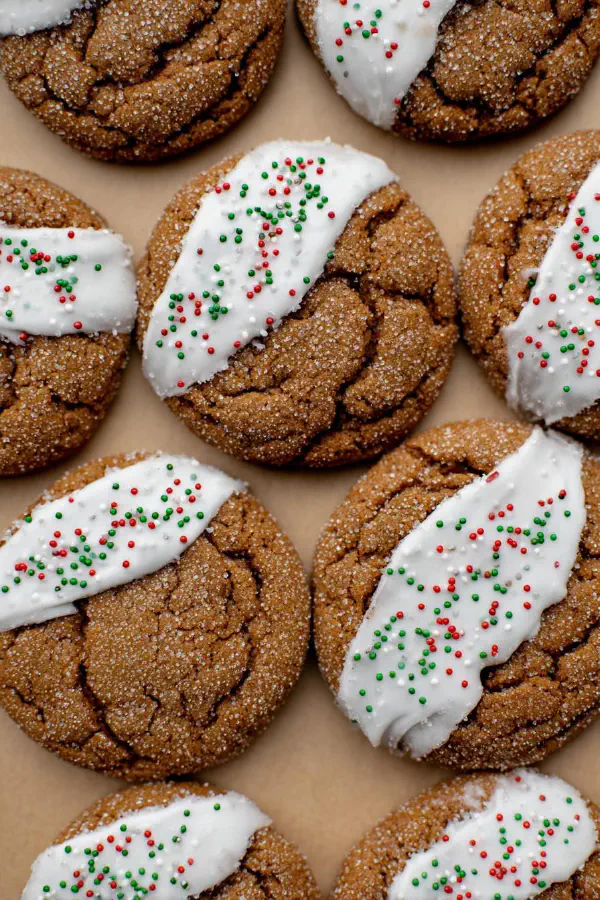 Chewy Spiced Molasses Cookies