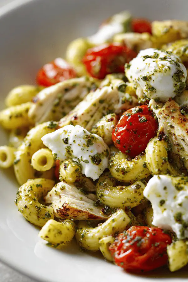 Chicken Pesto Macaroni