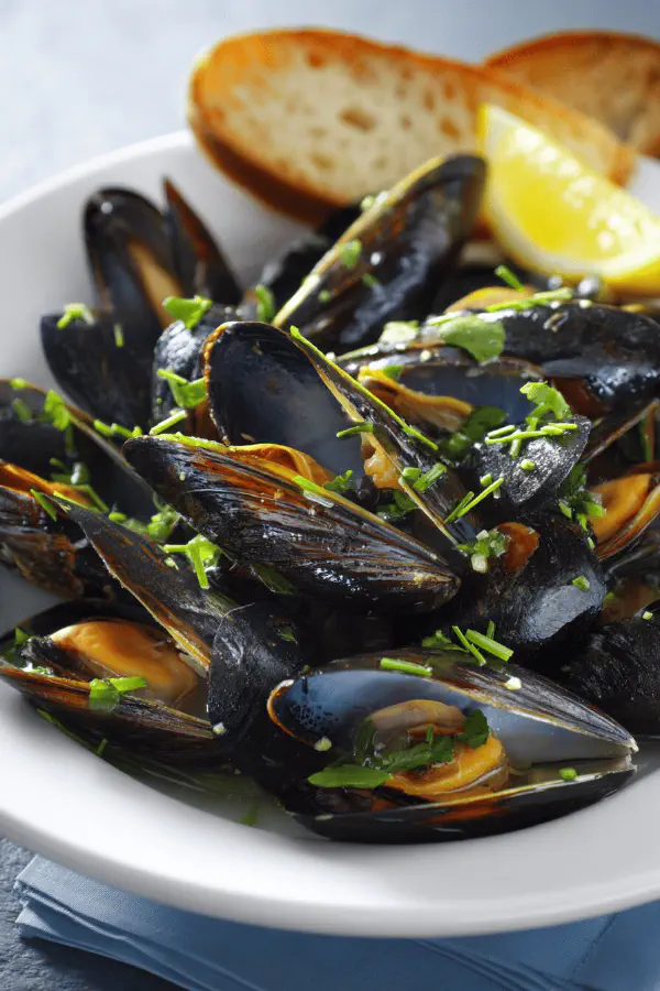 Chilled Mussels White Wine