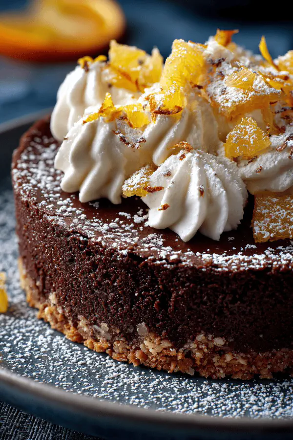 Choco-Orange Truffle Cake