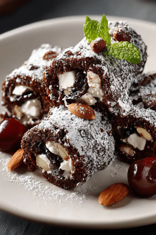 Chocolate Biscuit Logs