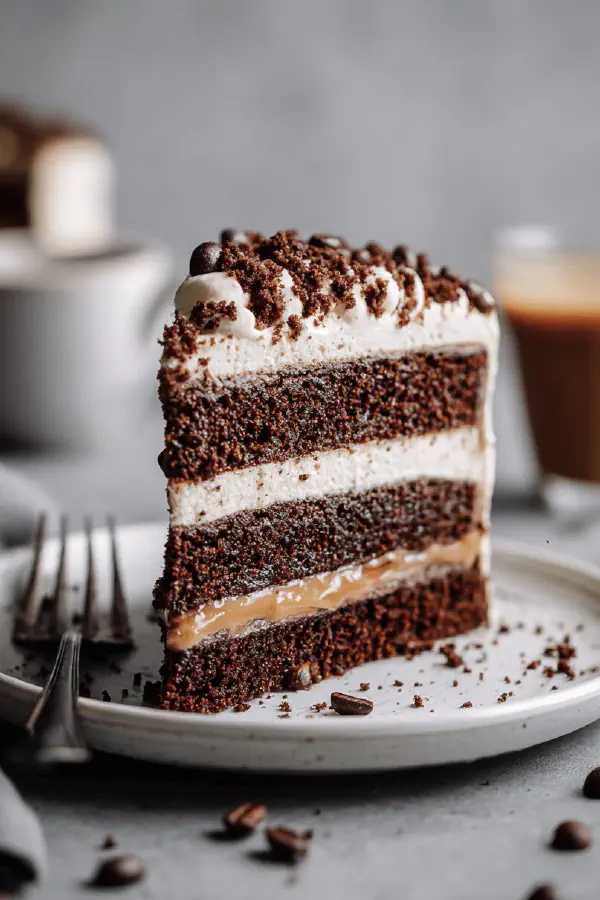 Chocolate Caramel Buttercream Cake