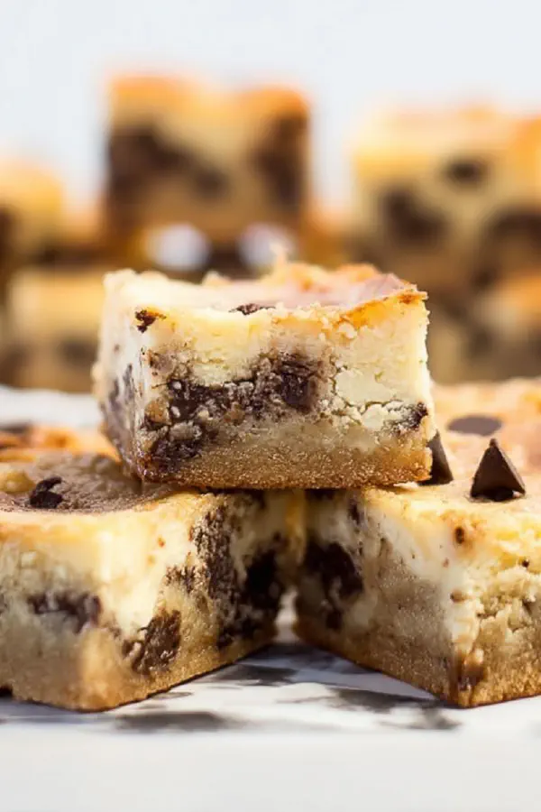 Chocolate Chip Cheesecake Bars