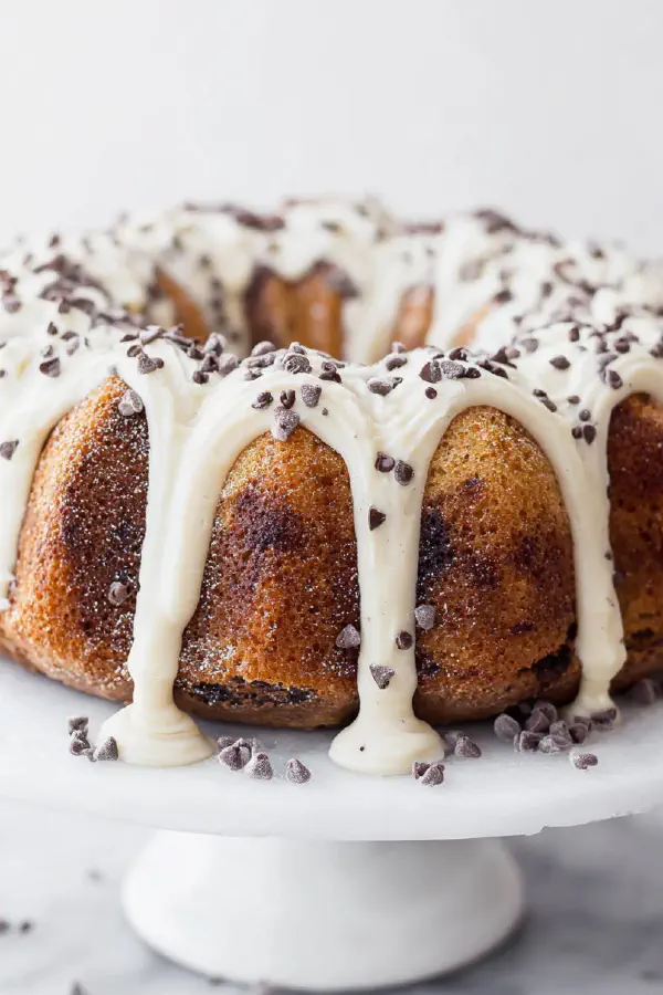 Chocolate Chip Swirl Bundt Cake