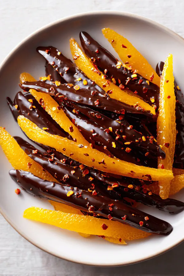 Chocolate-Covered Candied Orange Peels