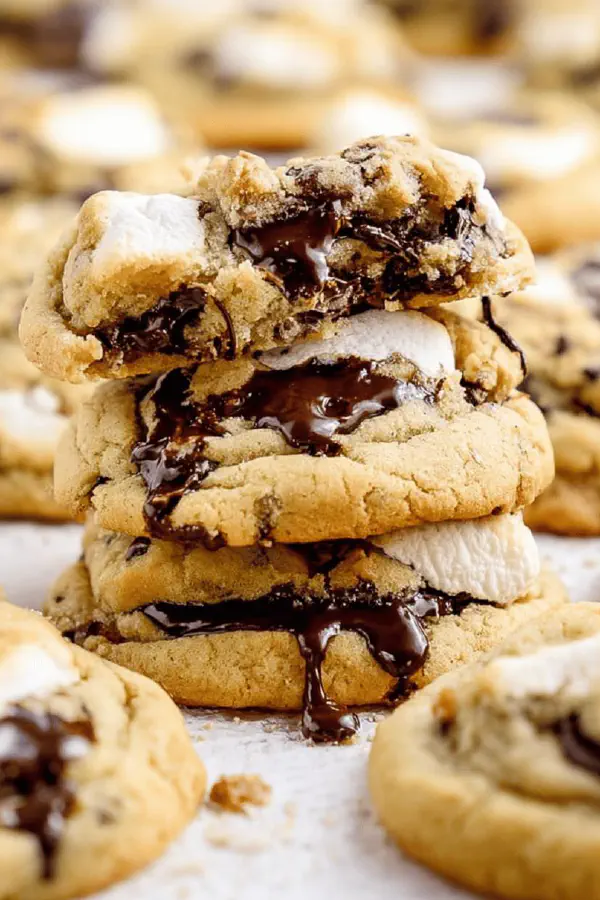 Chocolate Marshmallow Cookies