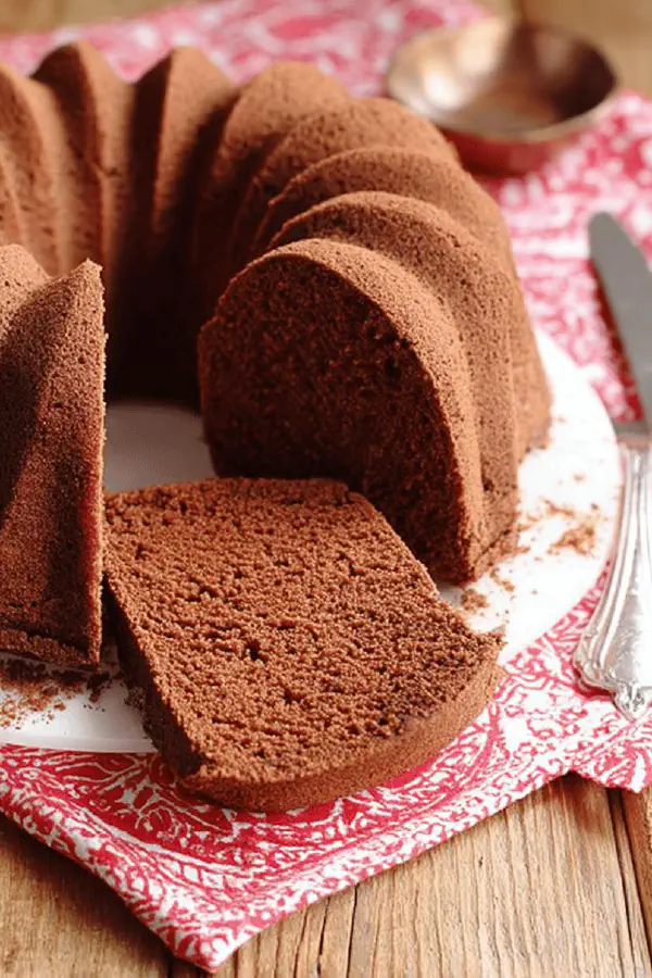 Chocolate Pound Cake Twist