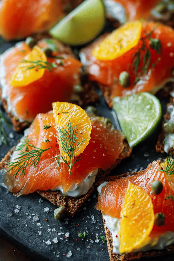 Citrus Cured Salmon Twist