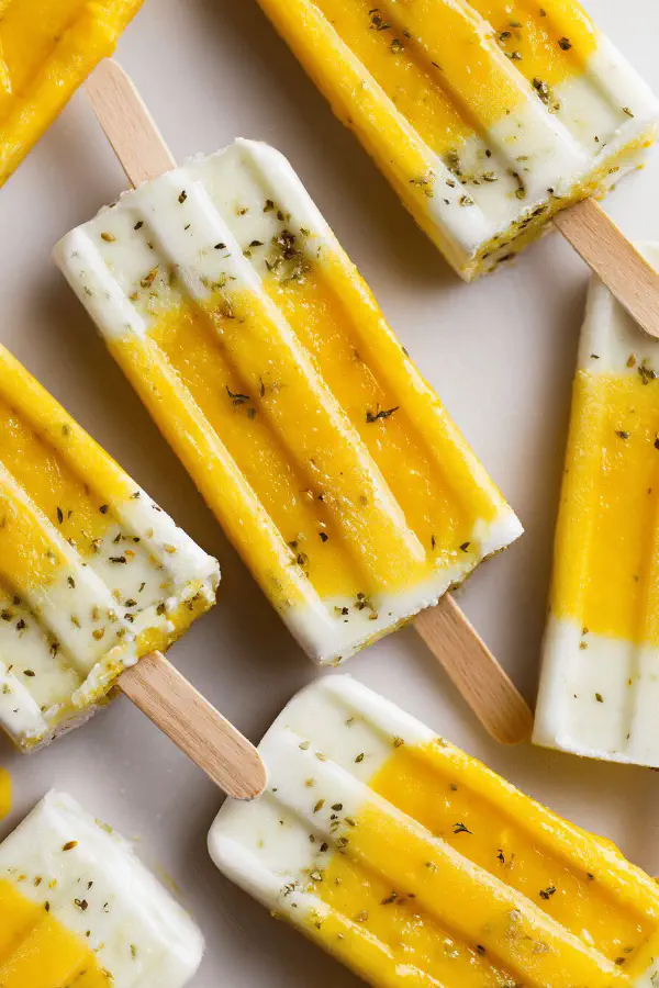 Coconut Mango Popsicles