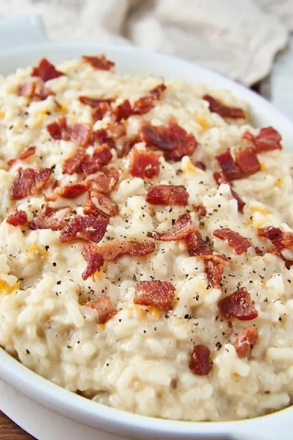 Creamy Bacon Cheese Rice