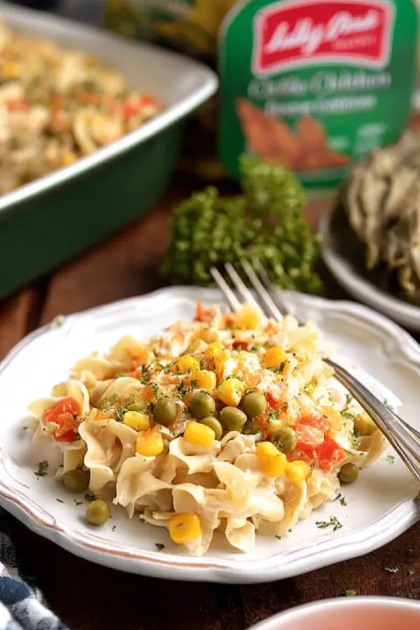 Creamy Chicken Noodle Bake