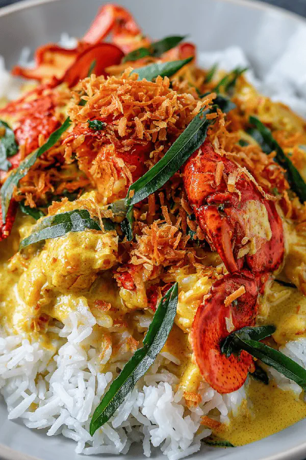 Curried Lobster Coconut