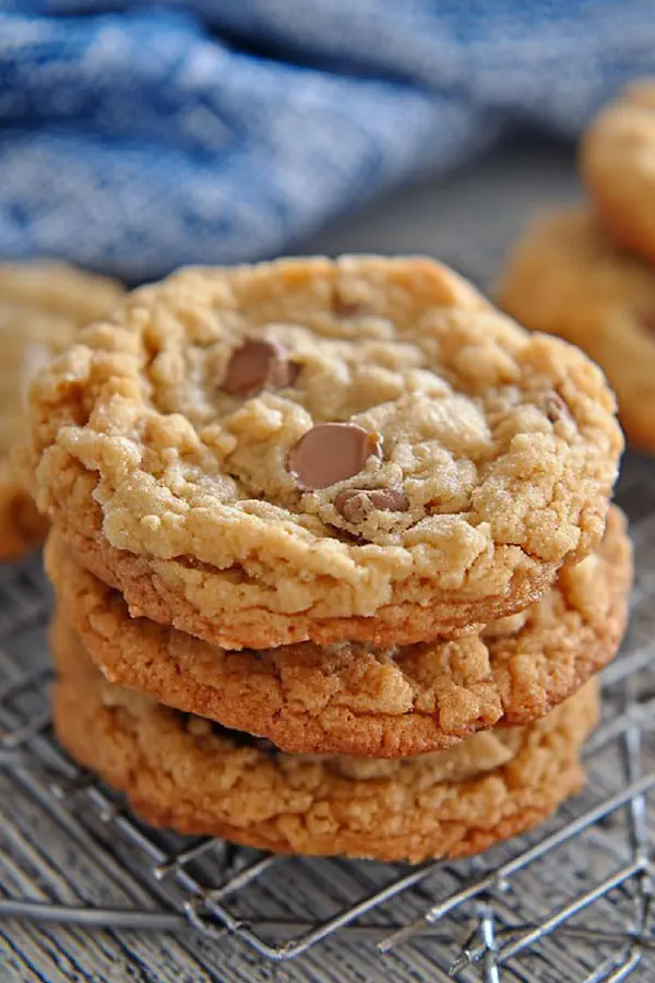 Flourless PB Chocolate Chip Cookies