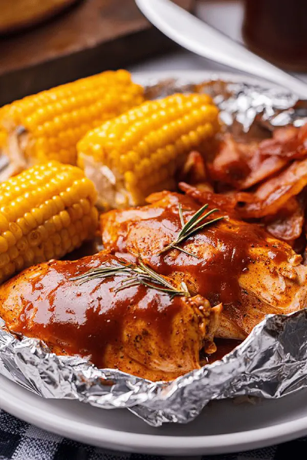 Foil Chicken Sweet Potato Packets