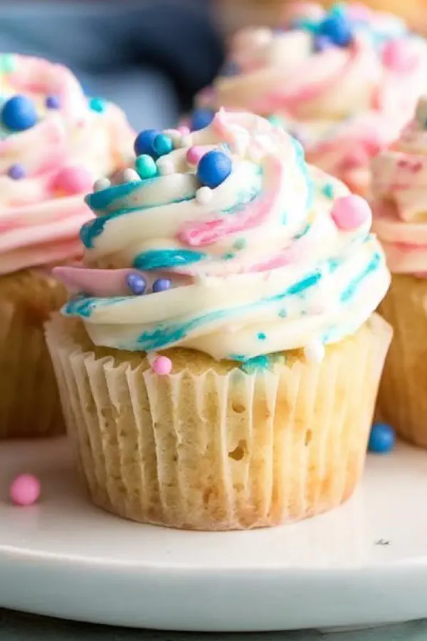 Gender Reveal Cupcakes