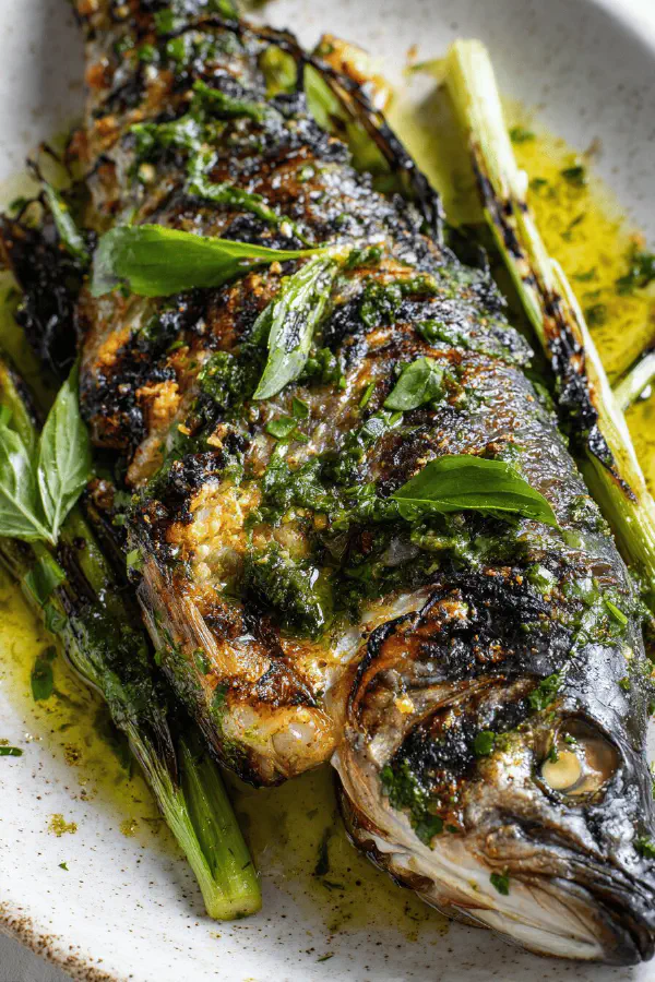Grilled Whole Trout Twist