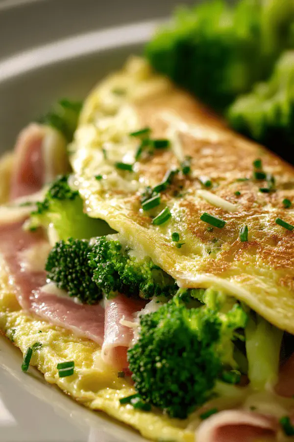 Ham Broccoli Omelette Twist