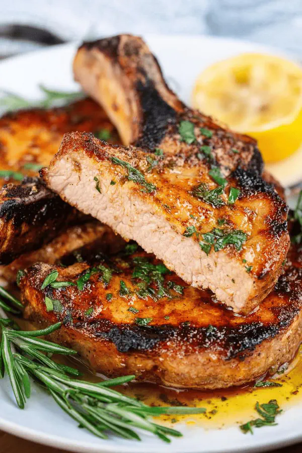 Herb Citrus Brined Pork Chops