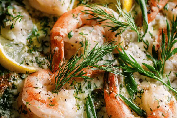 Golden Perch with Caramelized Onion Mushroom Sauce