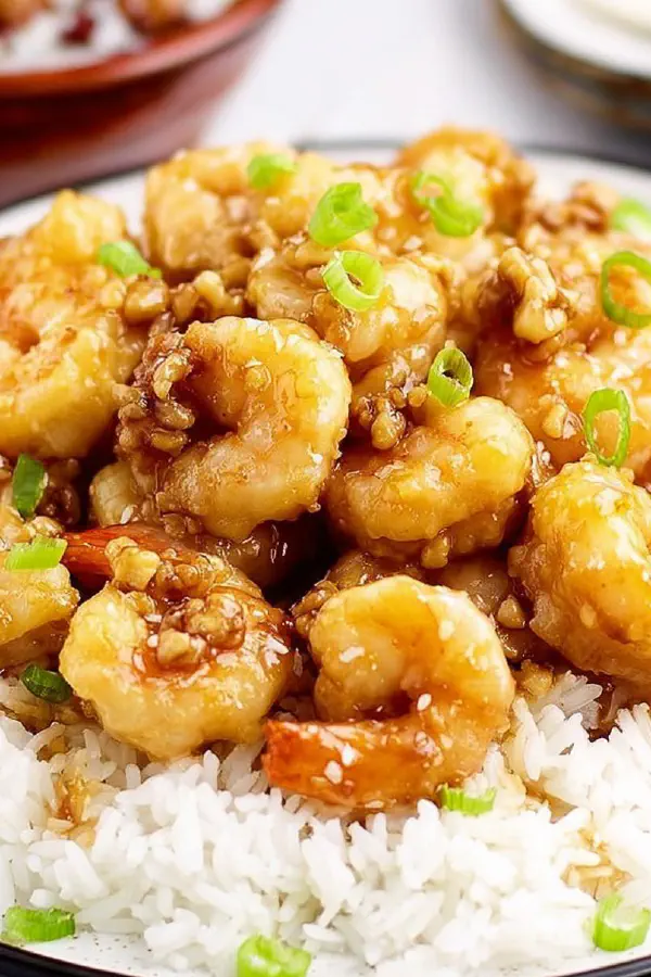 Honey Candied Walnut Shrimp