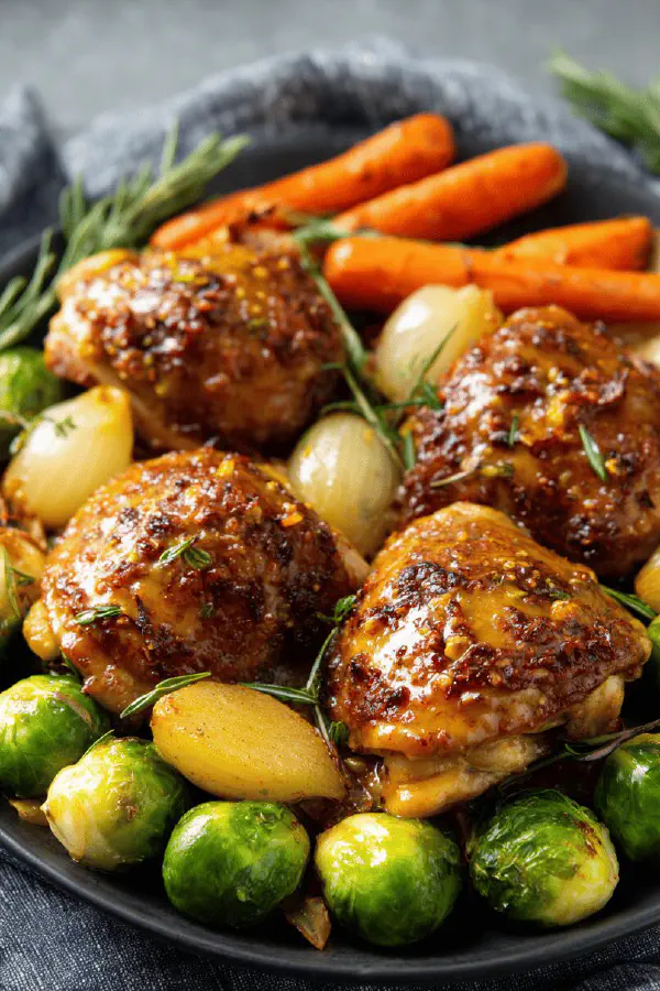 Honey Mustard Chicken Thighs