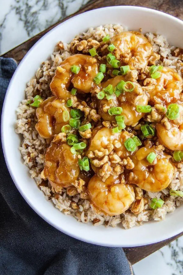 Honey Pecan Shrimp